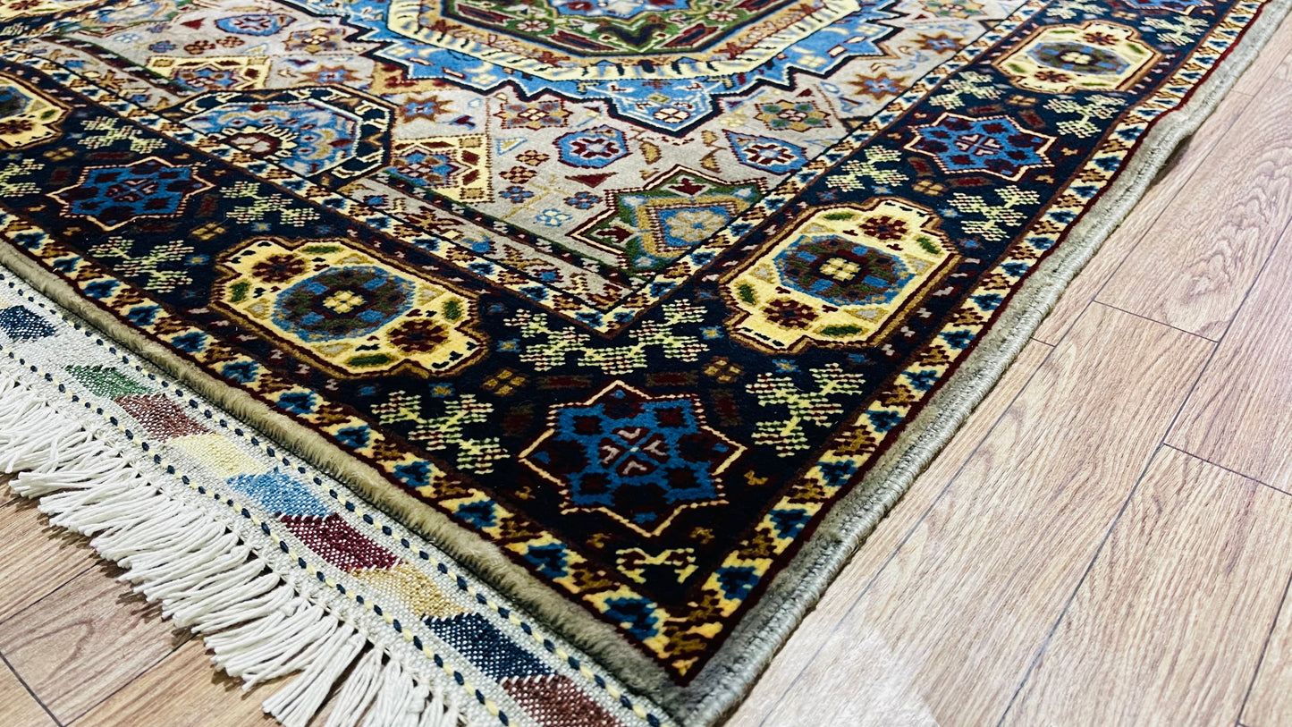 One of a Kind, Pure Wool, Naturally Dyed, Hand Knotted, Fine Afghan Tribal Mamluk Runner Rug – 12’ 10’’ x 2’ 8’’