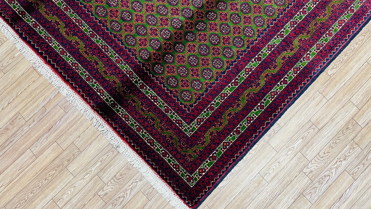 Afghan Handmade Rug - Traditional Mauri Gul – 6’ 3’’ x 4’ 10’’