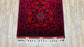 Pure Wool, Naturally Dyed, Hand Knotted, Fine Afghan Traditional Khal Mohammadi Runner Rug - 5' 1'' x 1' 8''