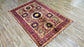 One of a Kind, Pure Wool, Naturally Dyed, Hand Knotted, Fine Afghan Tribal Mamluk Area Rug – 4’ 11’’ x 3’ 3’’