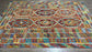 Colorful, Handwoven, Fine Afghan Maimana Kilim -Reversible Area Rug - 9’ 8’’ x 6’ 6’’