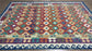 Colorful, Handwoven, Fine Afghan Maimana Kilim -Reversible Area Rug - 9’ 9’’ x 6’ 7’’