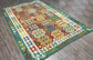 Colorful, Handwoven, Fine Afghan Maimana Kilim - Reversible Area Rug - 9’ 12’’ x 6’ 11’’