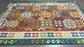 Colorful, Handwoven, Fine Afghan Maimana Kilim - Reversible Area Rug - 9’ 12’’ x 6’ 11’’