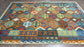 Colorful, Handwoven, Fine Afghan Maimana Kilim -Reversible Area Rug - 9’ 7’’ x 6’ 9’’