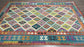 Colorful, Handwoven, Fine Afghan Maimana Kilim - Reversible Area Rug -9’ 12’’ x 6’ 7’’