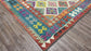 Colorful, Handwoven, Fine Afghan Maimana Kilim - Reversible Area Rug -9’ 12’’ x 6’ 7’’