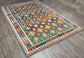 Colorful, Handwoven, Fine Afghan Maimana Kilim - Reversible Area Rug -10’ 2’’ x 6’ 8’’