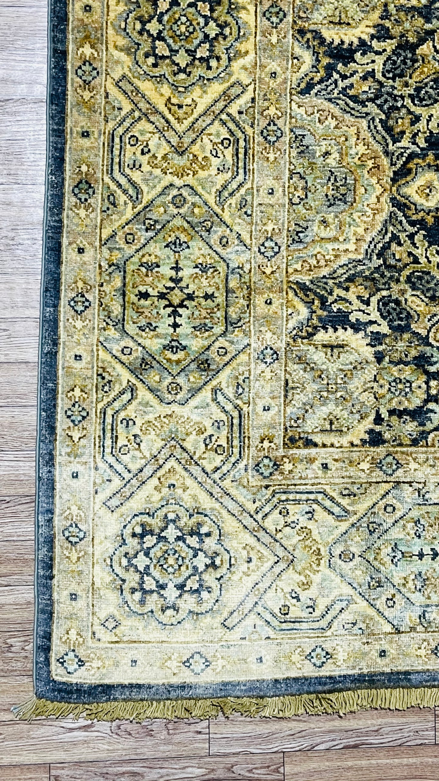 One of a Kind, Fine, Pure Wool, naturally dyed, Hand Knotted, Afghan Traditional Chobi Rug - 7’ 3’’ x 5’ 7’’