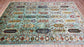 One of a Kind, Pure Wool, Naturally Dyed, Hand Knotted, Fine Afghan Traditional Waziri Area Rug - 8' 0'' x 5' 9''