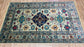 One of a Kind, Pure Wool, Naturally Dyed, Hand Knotted, Fine Afghan Super Kazak Area Rug – 6’ 0’’ x 3’ 10’’