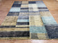 One of a Kind, Pure Wool, Naturally Dyed, Hand Knotted, Fine Afghan Modern Abshar Area Rug – 9’ 6’’ x 6’ 8’’