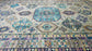 One of a Kind, Pure Wool, Naturally Dyed, Hand Knotted, Fine Afghan Traditional Super Kazak Area Rug – 12’ 7’’ x 8’ 11’’