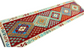 Colorful, Handwoven, Fine Afghan Maimana Kilim - Reversible Runner Rug - 9’ 11’’ x 2’ 8’’